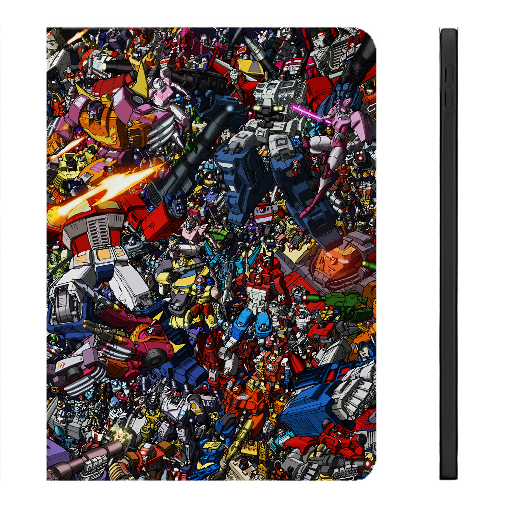 （画像用） Transformers トランスフォーマー IPadケース ペンホルダー付き ブックスタイルデザイン